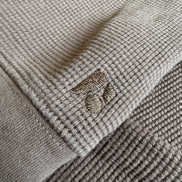 Frank & Oak Waffle Cotton Long Sleeve Women's L - Picture 3 of 4